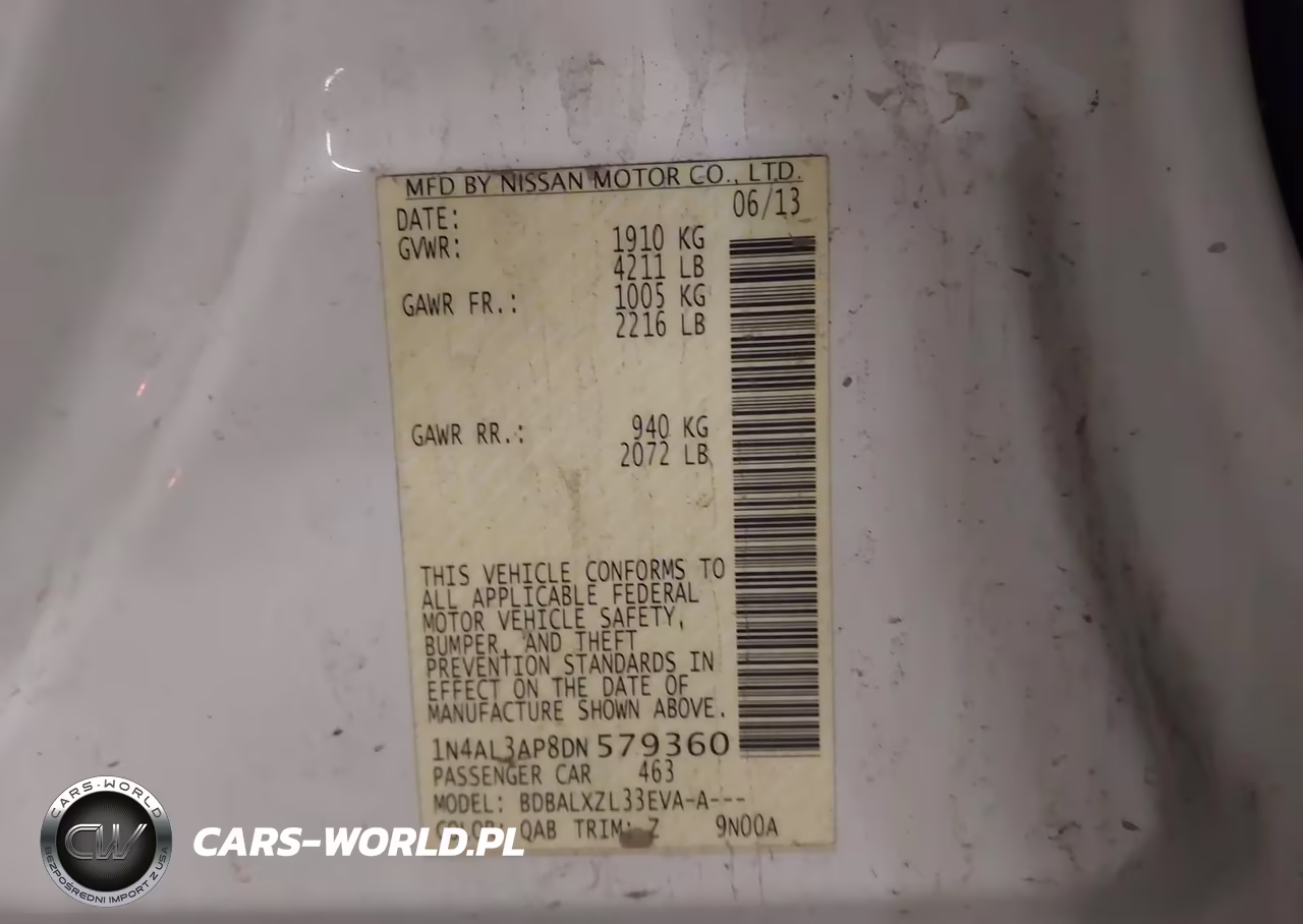 2013 Nissan Altima 2.5 Sl VIN:1N4AL3AP8DN579360 - 9
