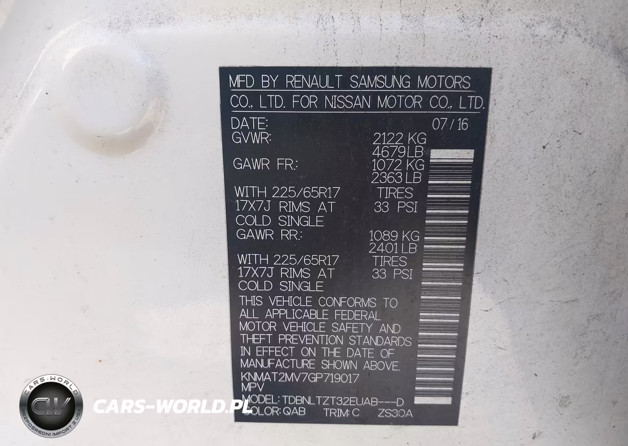 2016 Nissan Rogue Sv VIN:KNMAT2MV7GP719017 - 9