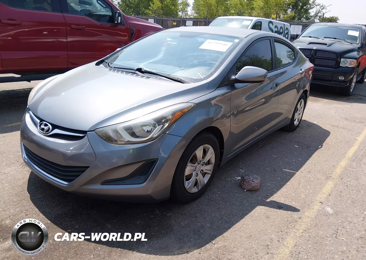 2016 Hyundai Elantra Se VIN:KMHDH4AE7GU650230 - 2