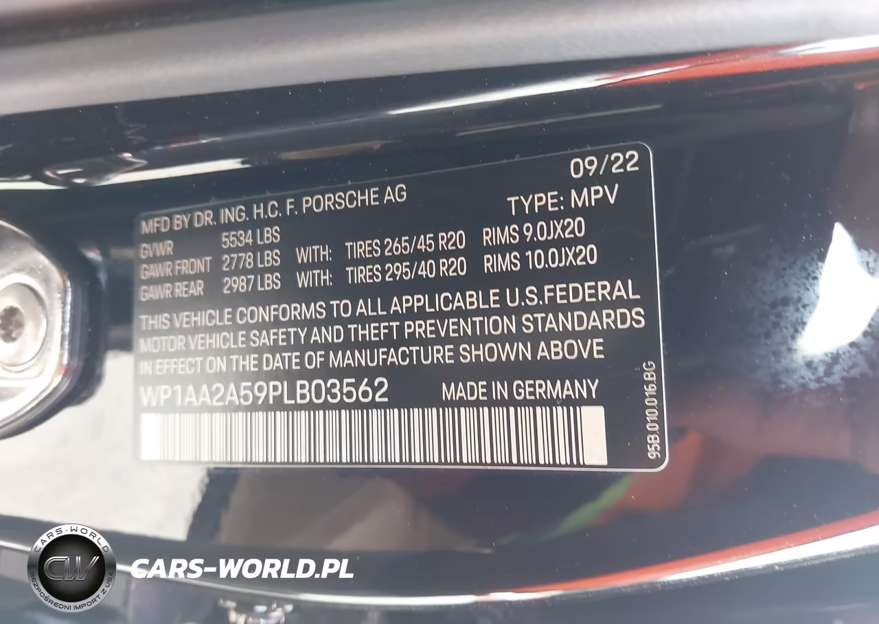 2023 Porsche Macan T VIN:WP1AA2A59PLB03562 - 9