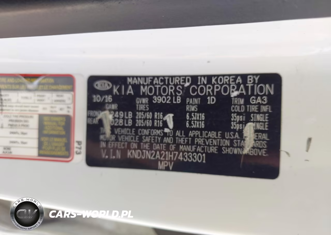 2017 Kia Soul VIN:KNDJN2A21H7433301 - 9