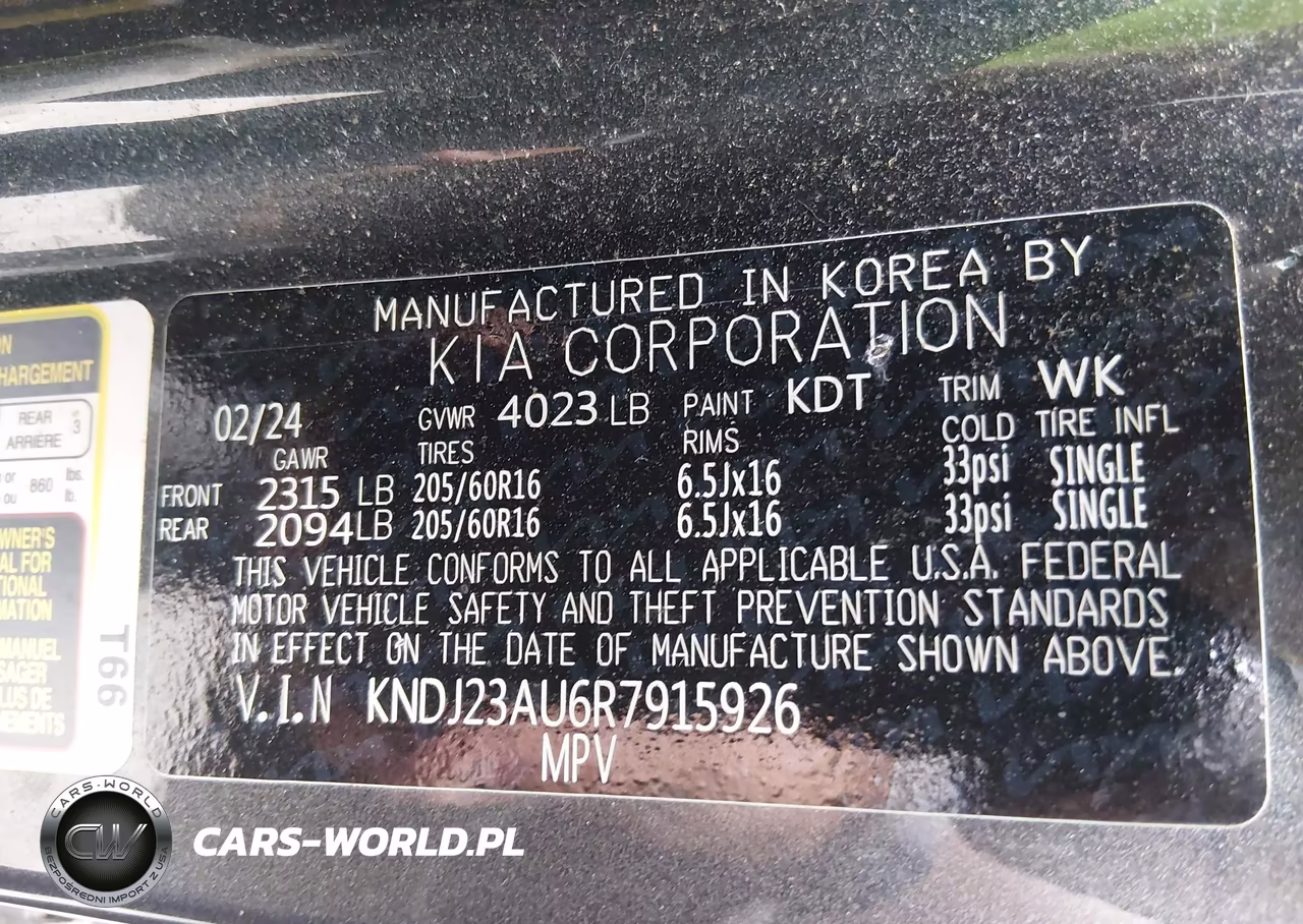 2024 Kia Soul Lx VIN:KNDJ23AU6R7915926 - 9