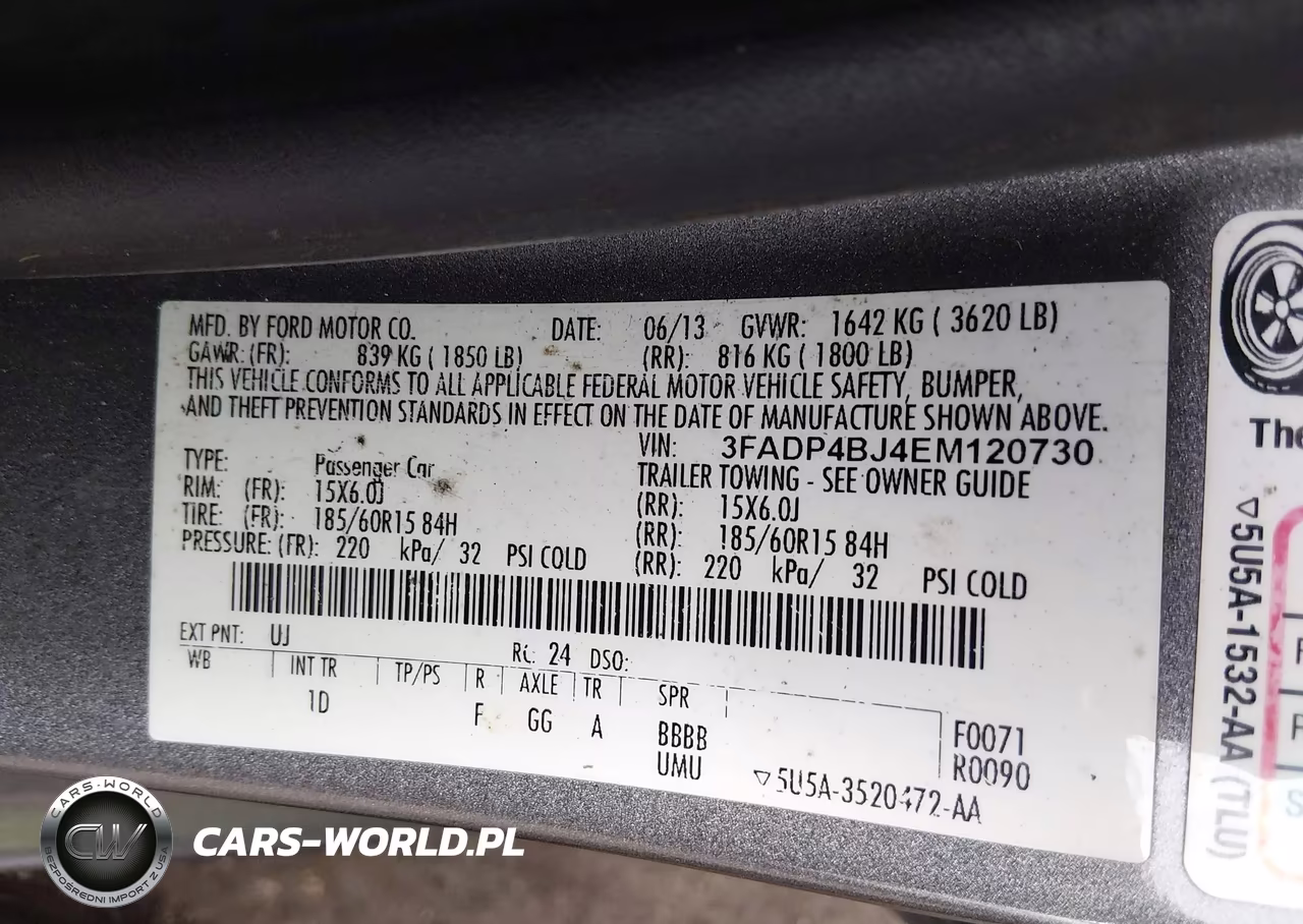 2014 Ford Fiesta Se VIN:3FADP4BJ4EM120730 - 9
