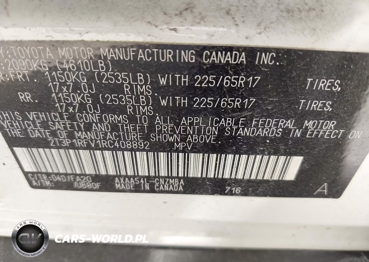 2024 Toyota Rav4 Xle VIN:2T3P1RFV1RC408892 - 9