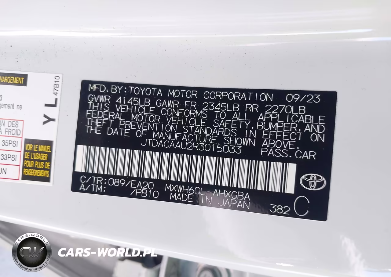2024 Toyota Prius Xle VIN:JTDACAAU2R3015033 - 9