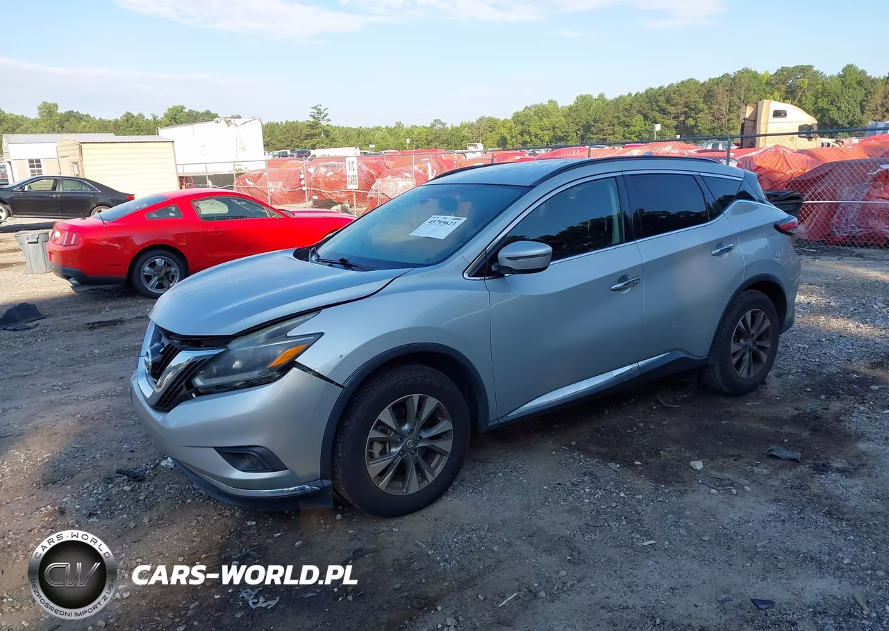 2018 Nissan Murano Sv VIN:5N1AZ2MH8JN126497 - 2