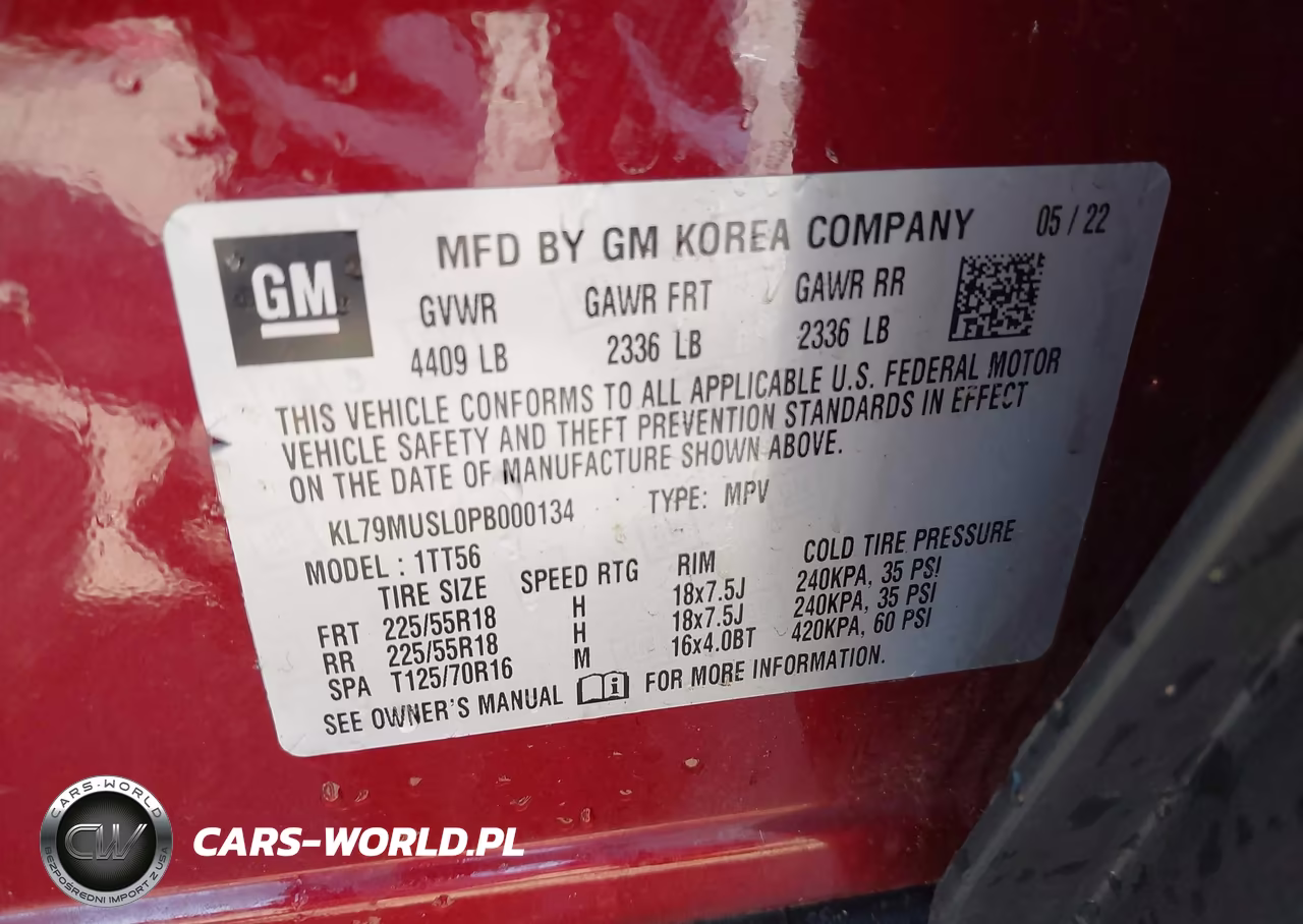 2023 Chevrolet Trailblazer Awd Rs VIN:KL79MUSL0PB000134 - 9