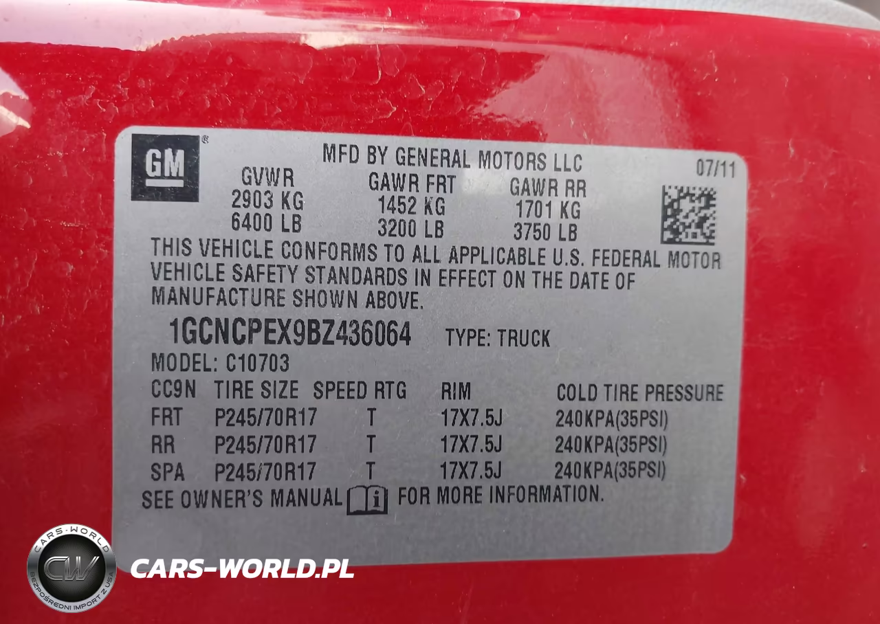 2011 Chevrolet Silverado 1500 Work Truck VIN:1GCNCPEX9BZ436064 - 9