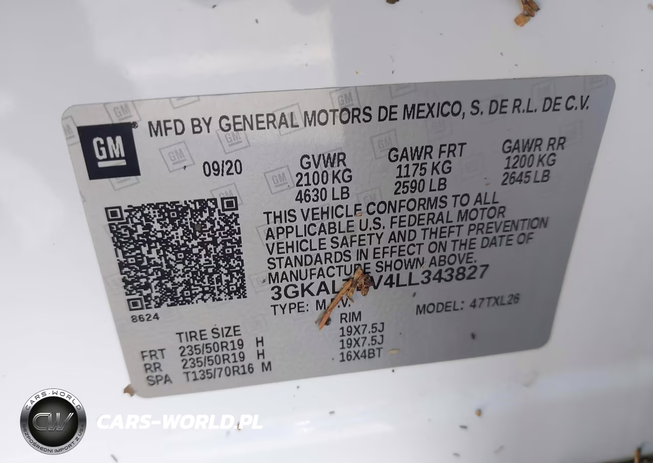 2020 GMC Terrain Awd Sle VIN:3GKALTEV4LL343827 - 9