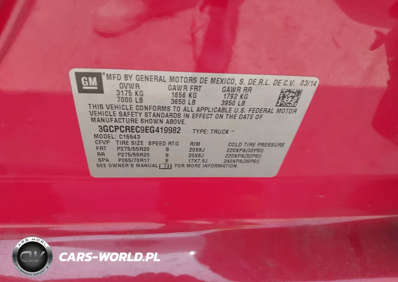 2014 Chevrolet Silverado 1500 Lt VIN:3GCPCREC9EG419982 - 9