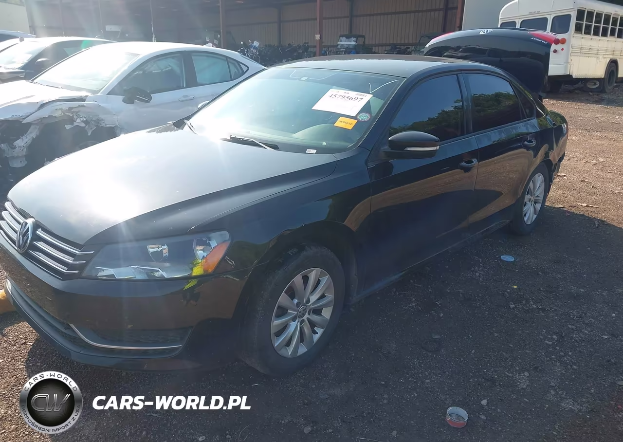 2013 Volkswagen Passat 2.5L S VIN:1VWAH7A31DC073801 - 2