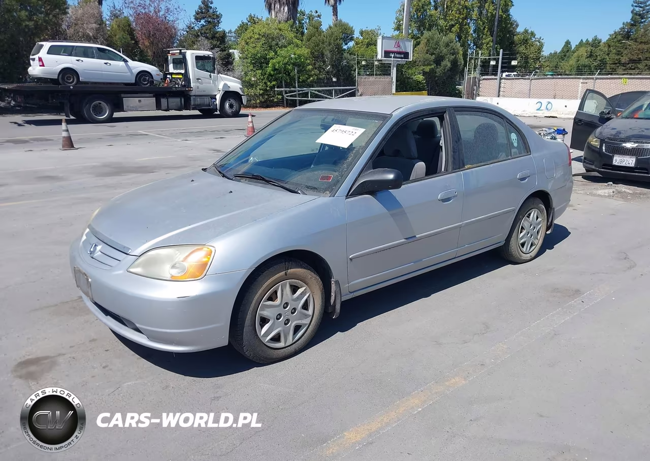 2003 Honda Civic Lx VIN:2HGES15593H593014 - 2