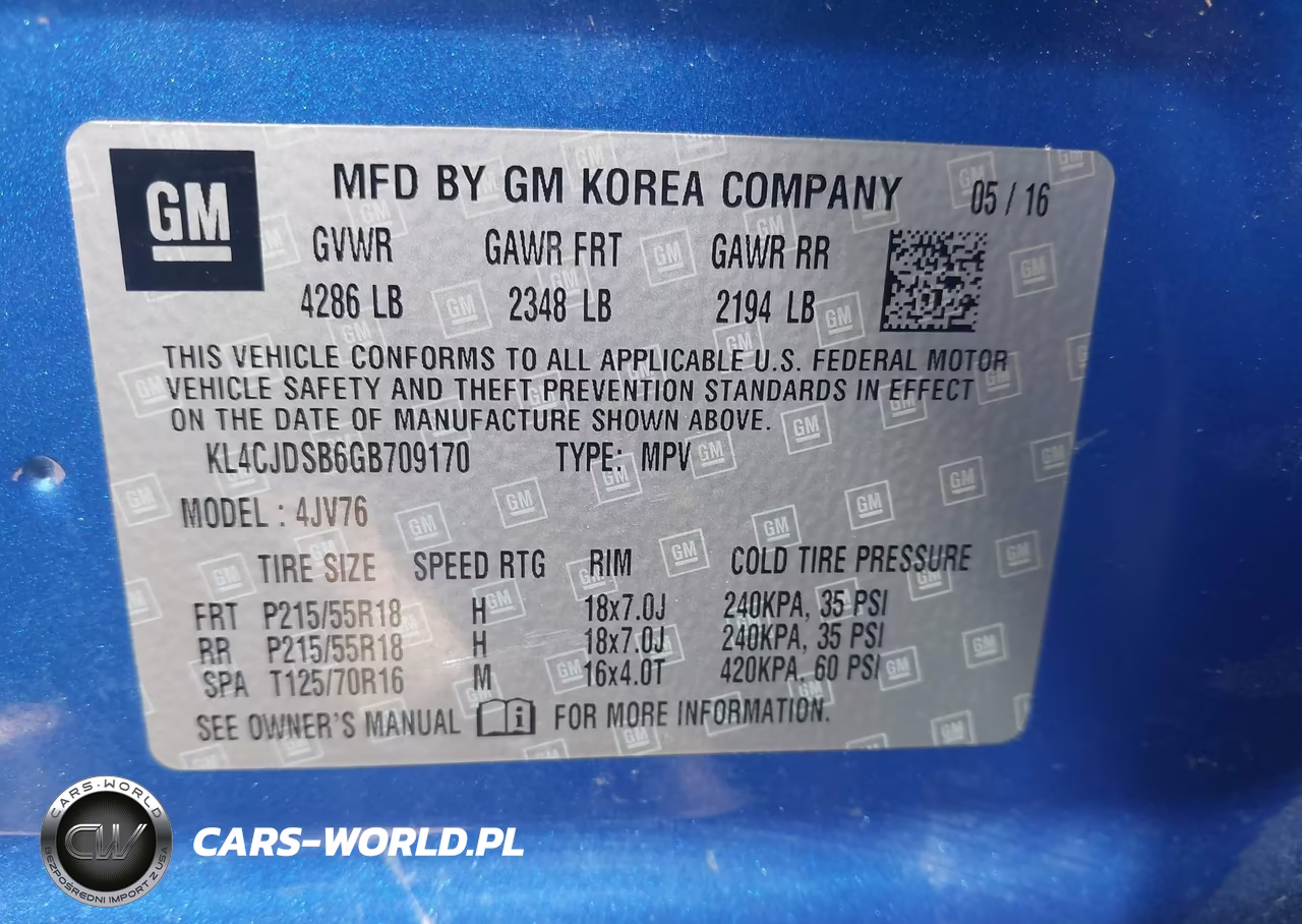 2016 Buick Encore Premium VIN:KL4CJDSB6GB709170 - 9