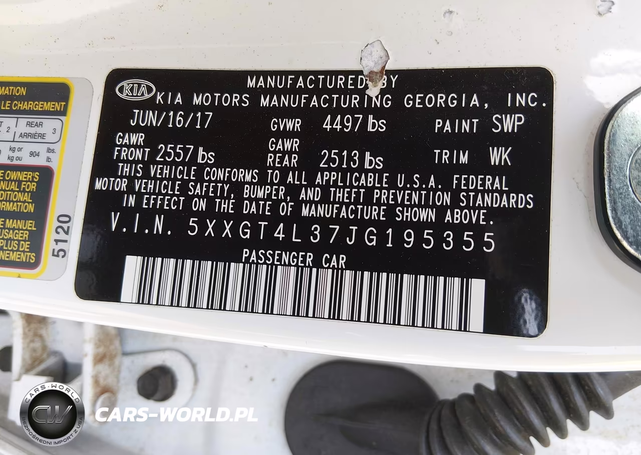 2018 Kia Optima Lx VIN:5XXGT4L37JG195355 - 9