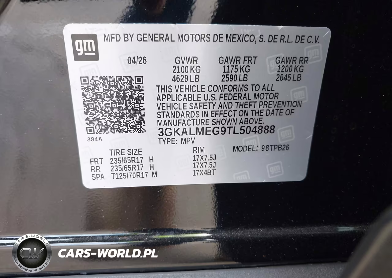 2026 GMC Terrain Fwd Elevation VIN:3GKALMEG9TL504888 - 9