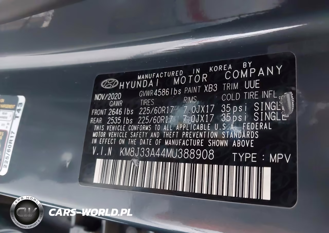 2021 Hyundai Tucson Value VIN:KM8J33A44MU388908 - 9