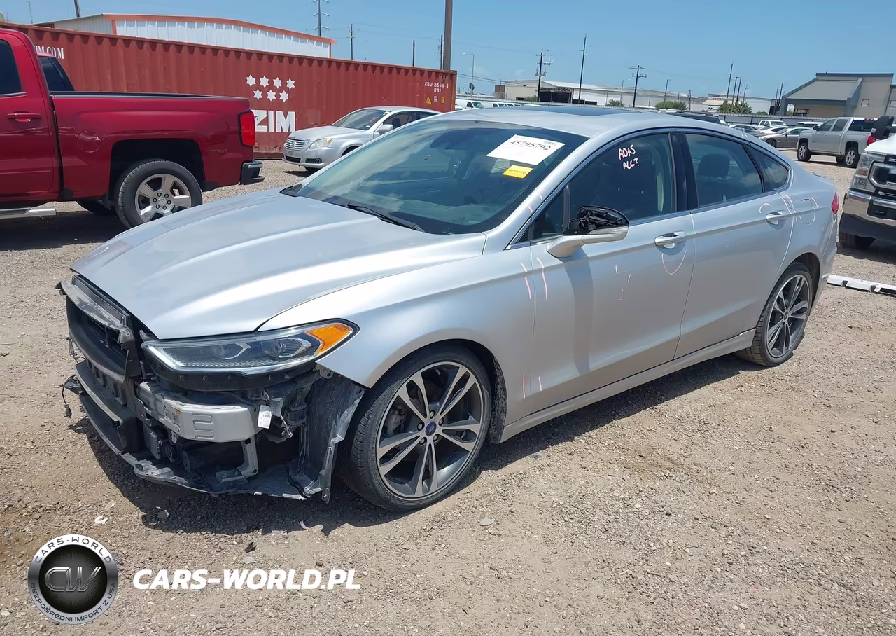 2019 Ford Fusion Titanium VIN:3FA6P0D96KR152727 - 2