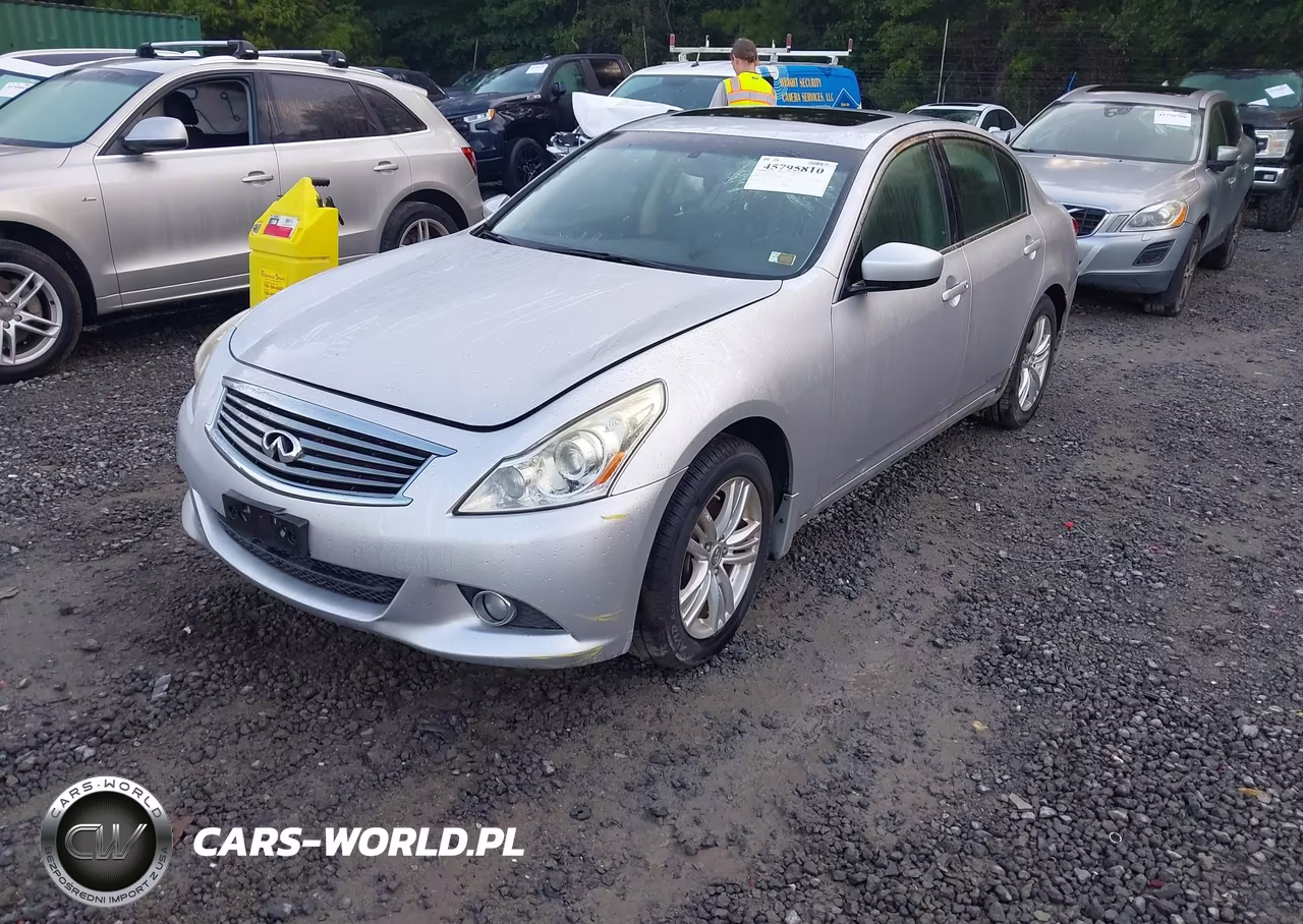 2011 Infiniti G25X VIN:JN1DV6AR3BM650829 - 2