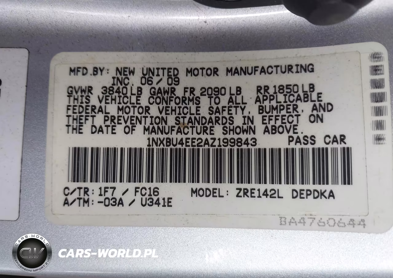 2010 Toyota Corolla Le VIN:1NXBU4EE2AZ199843 - 9