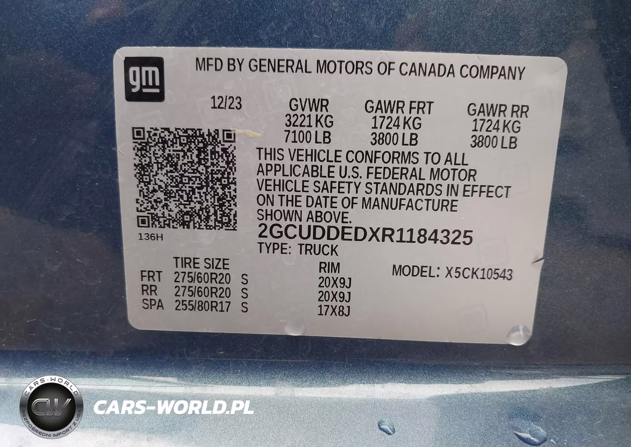 2024 Chevrolet Silverado K1500 Lt VIN:2GCUDDEDXR1184325 - 9