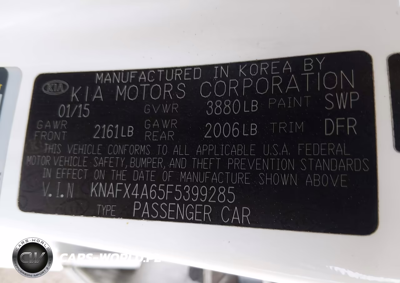 2015 Kia Forte Lx VIN:KNAFX4A65F5399285 - 9