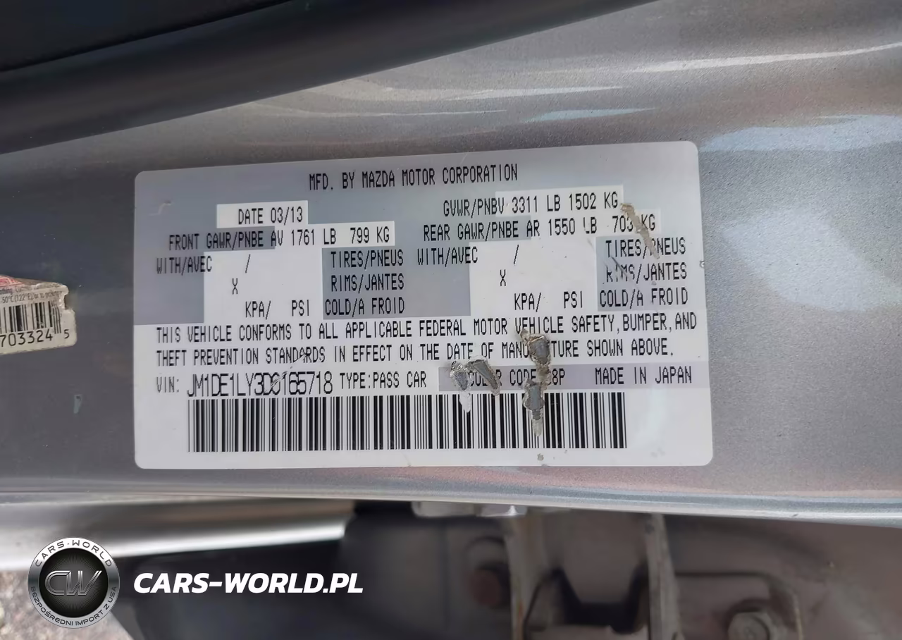 2013 Mazda Mazda2 Touring VIN:JM1DE1LY3D0165718 - 9