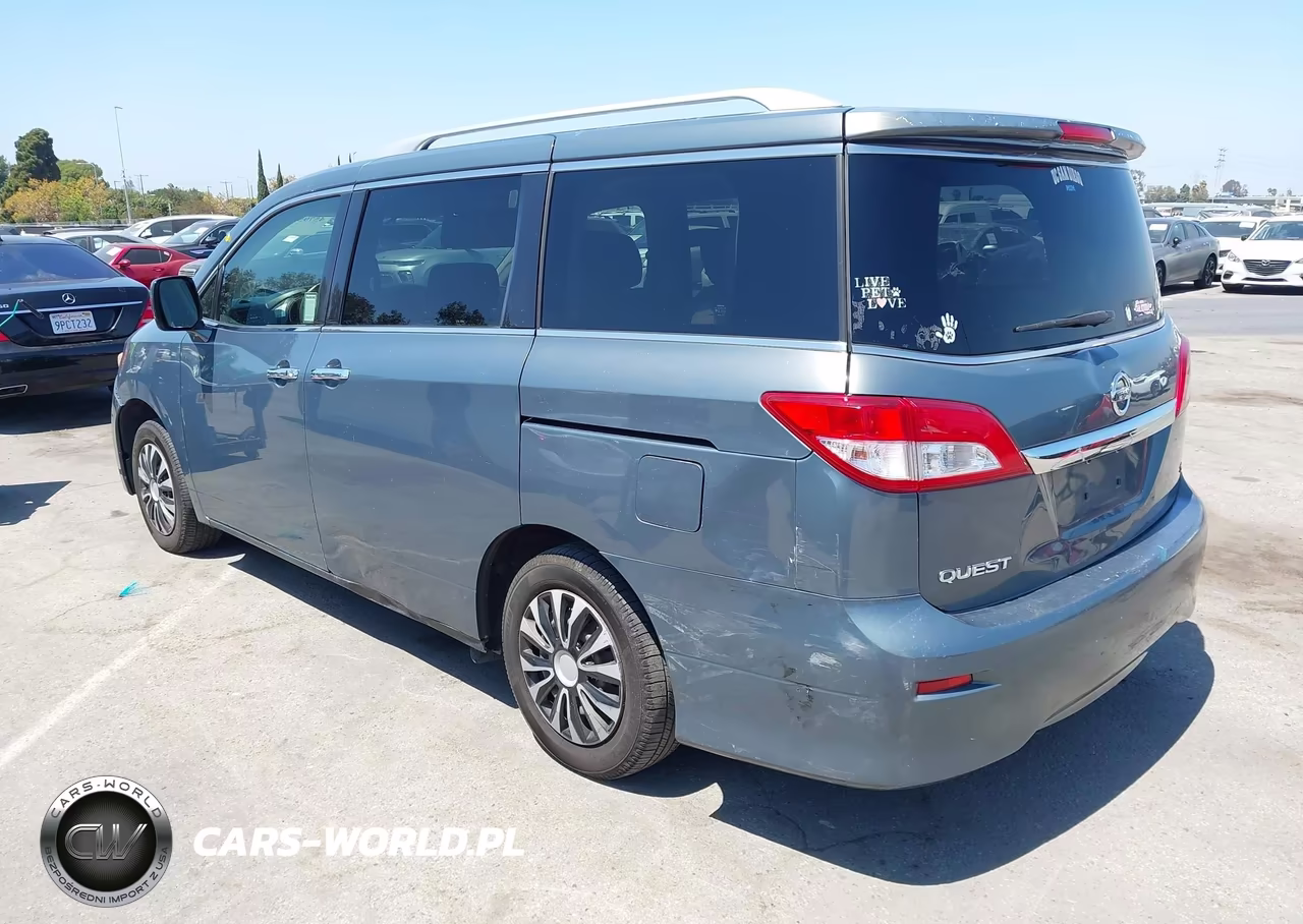 2012 Nissan Quest S VIN:JN8AE2KPXC9041249 - 3