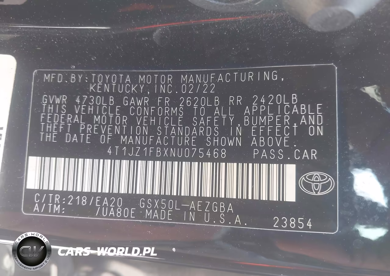 2022 Toyota Avalon Xle VIN:4T1JZ1FBXNU075468 - 9