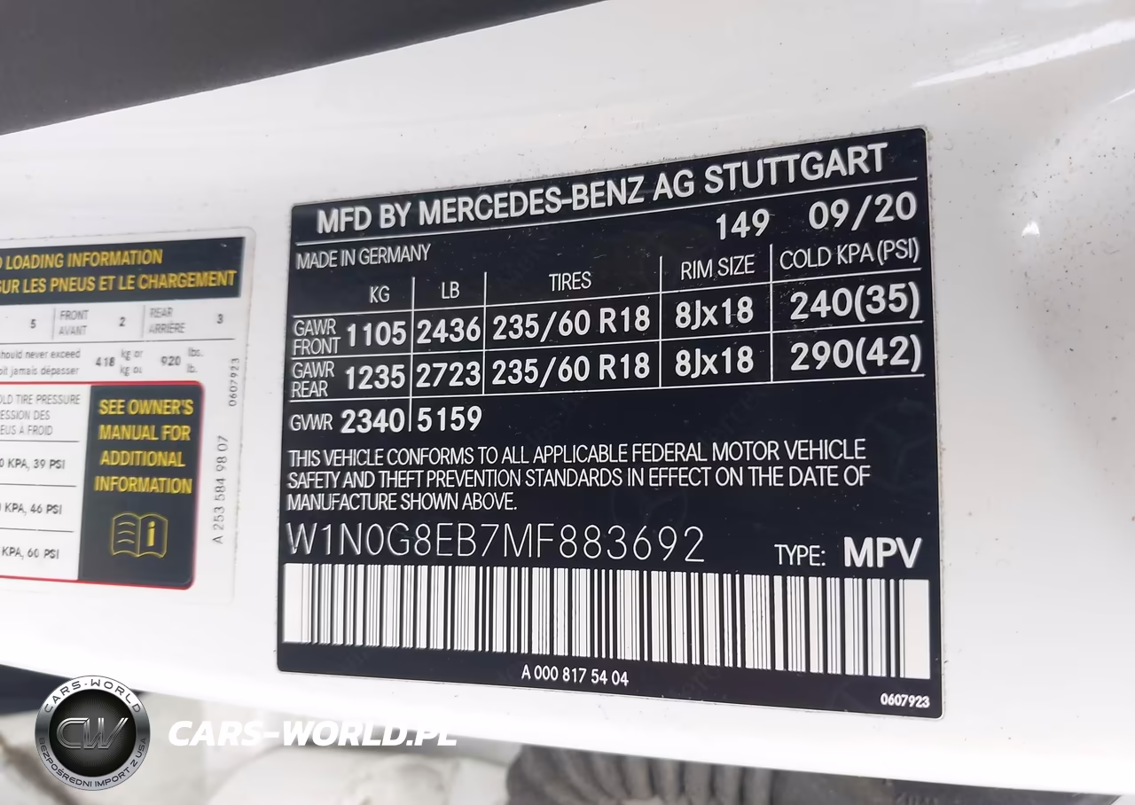 2021 Mercedes-Benz Glc 300 4Matic Suv VIN:W1N0G8EB7MF883692 - 9