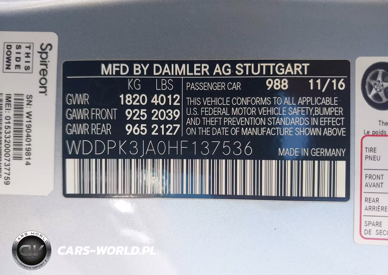 2017 Mercedes-Benz Slc 300 VIN:WDDPK3JA0HF137536 - 9