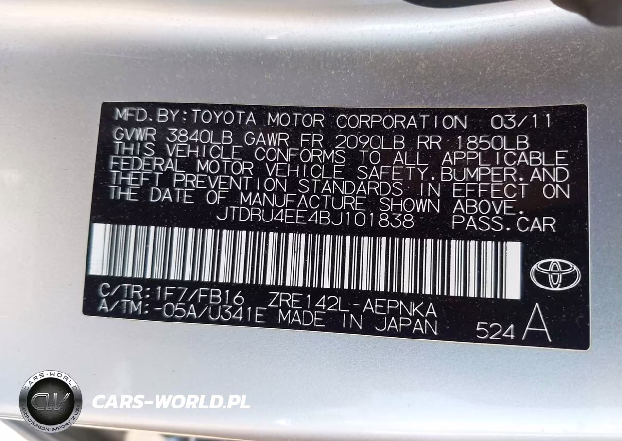 2011 Toyota Corolla Le VIN:JTDBU4EE4BJ101838 - 9