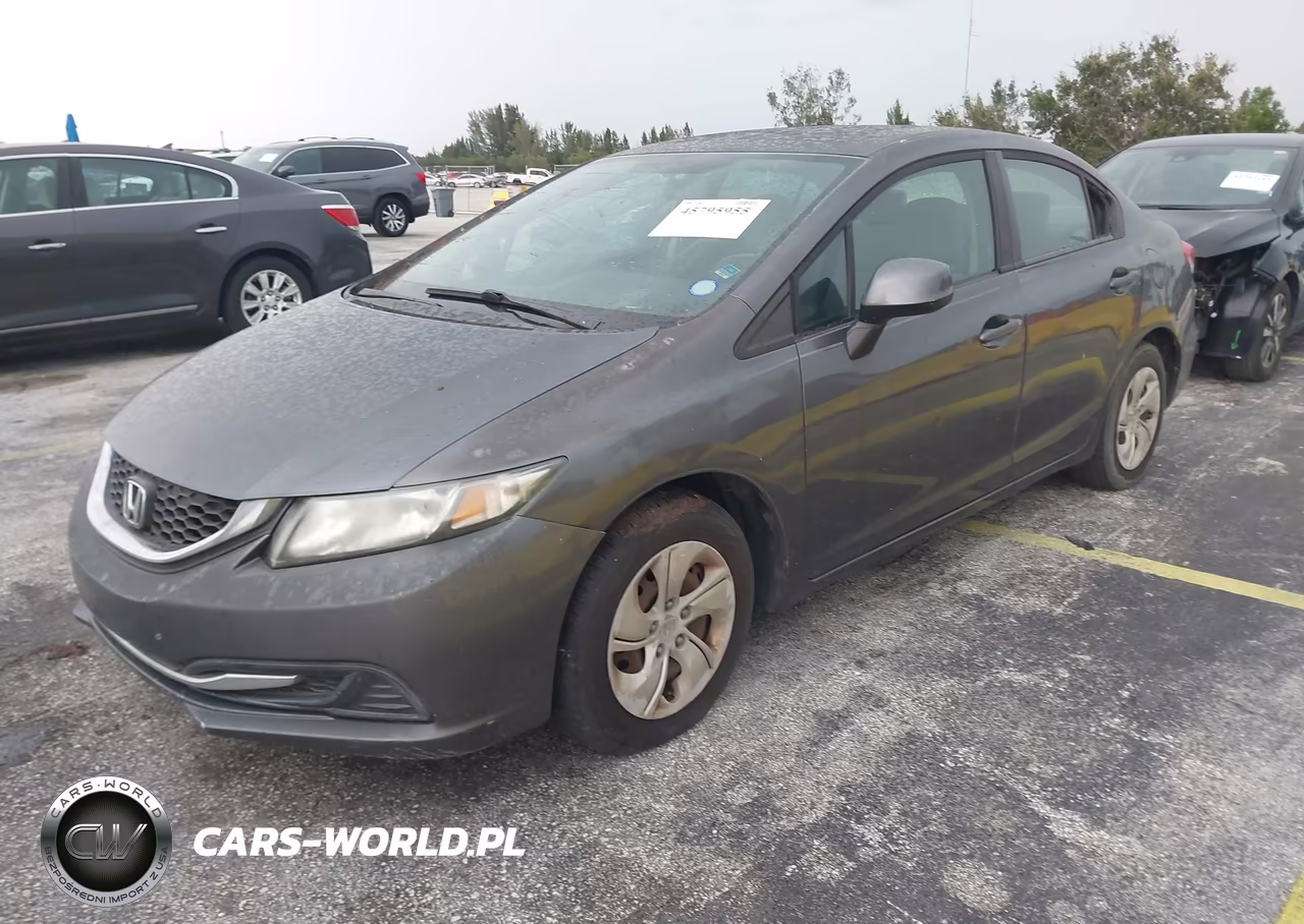 2013 Honda Civic Lx VIN:19XFB2F56DE063409 - 2