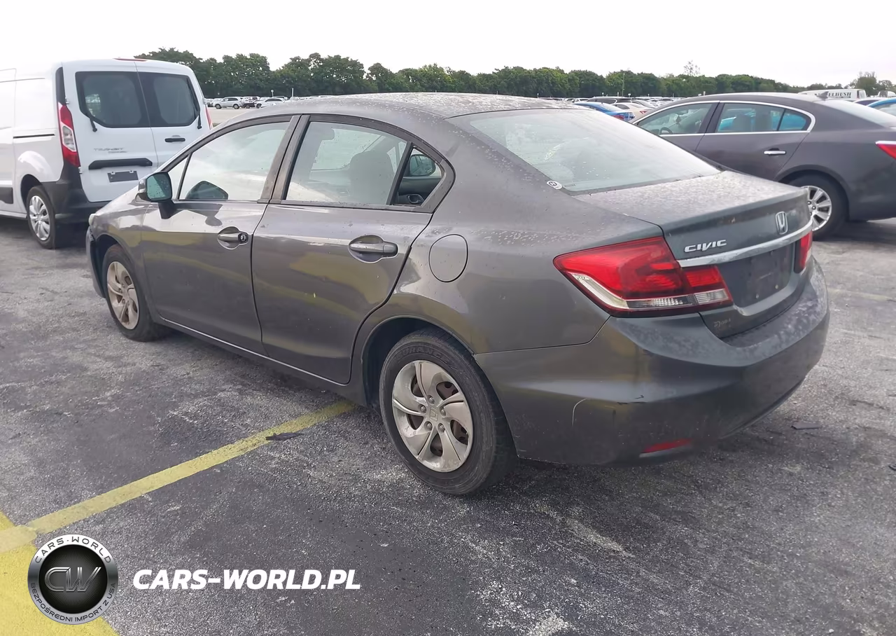 2013 Honda Civic Lx VIN:19XFB2F56DE063409 - 3