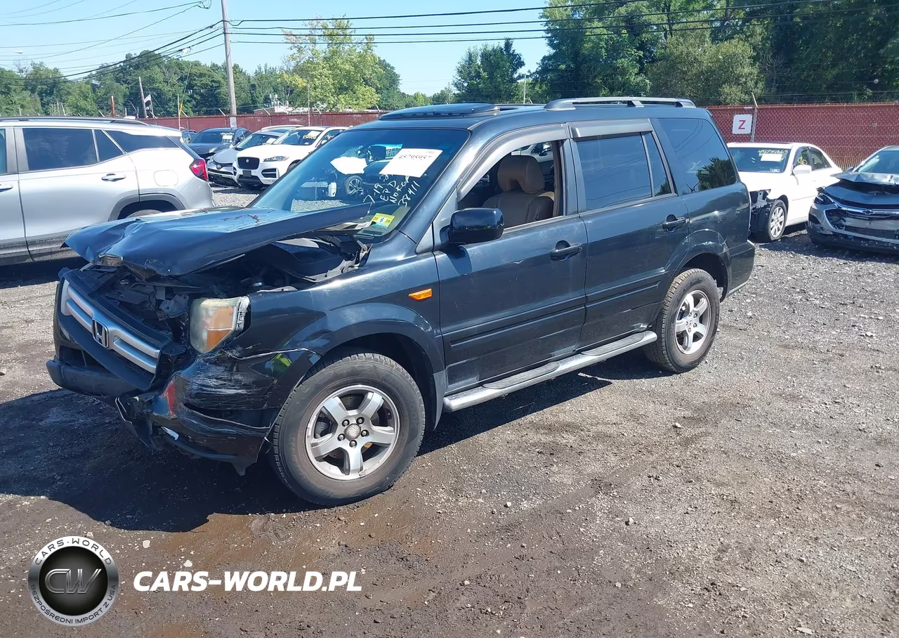2006 Honda Pilot Ex-L VIN:2HKYF18686H538411 - 2