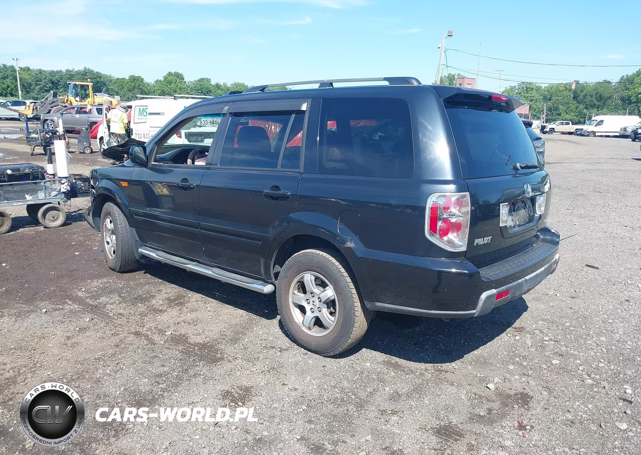 2006 Honda Pilot Ex-L VIN:2HKYF18686H538411 - 3