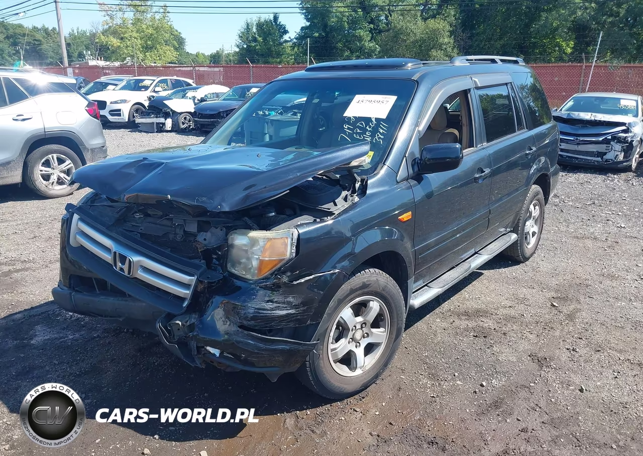 2006 Honda Pilot Ex-L VIN:2HKYF18686H538411 - 6