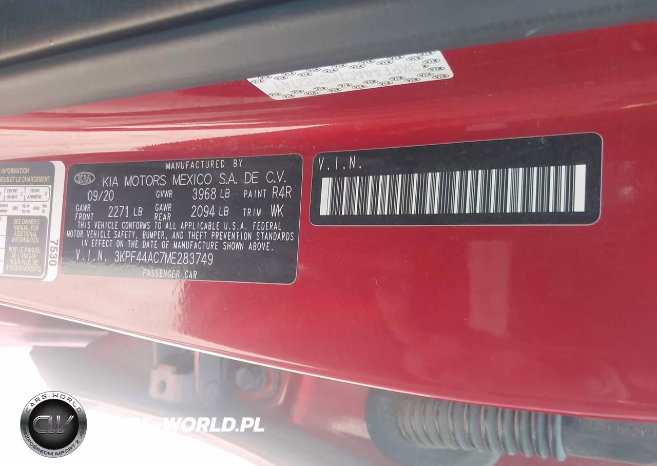 2021 Kia Forte Gt VIN:3KPF44AC7ME283749 - 9