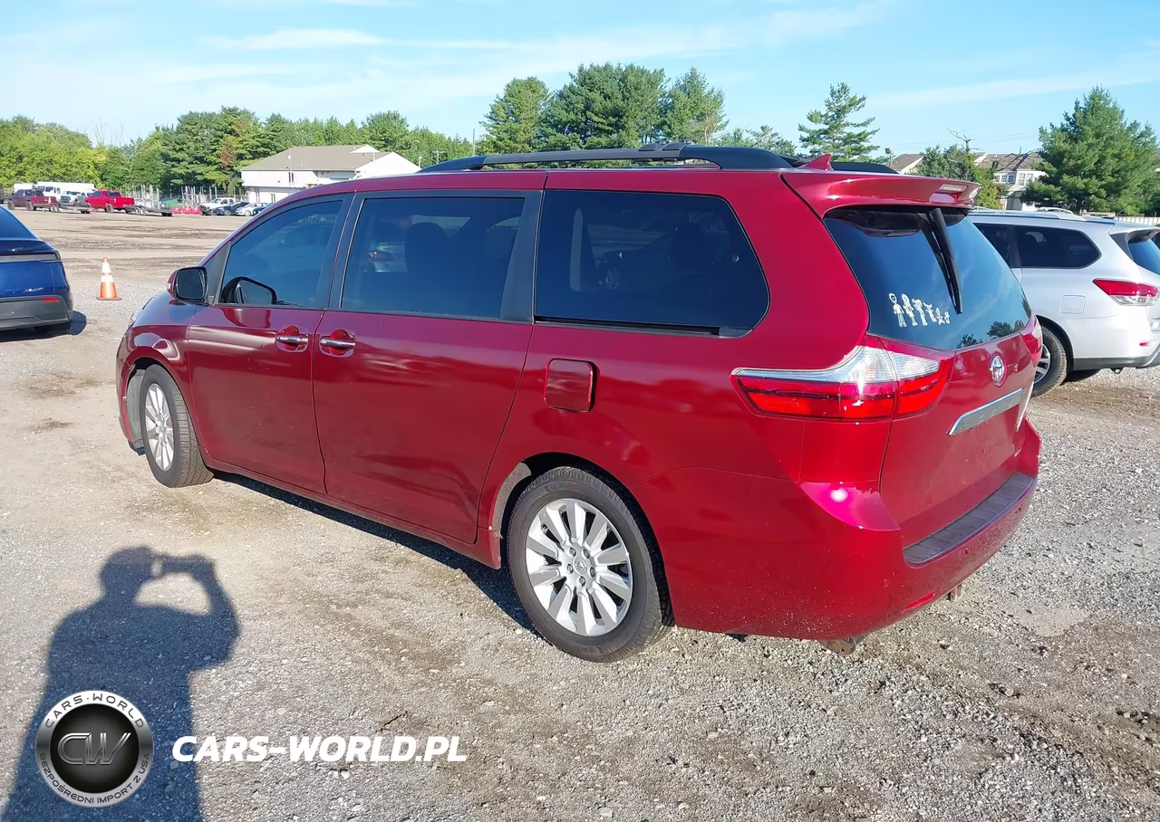 2015 Toyota Sienna Limited Premium 7 Passenger VIN:5TDYK3DC9FS592877 - 3