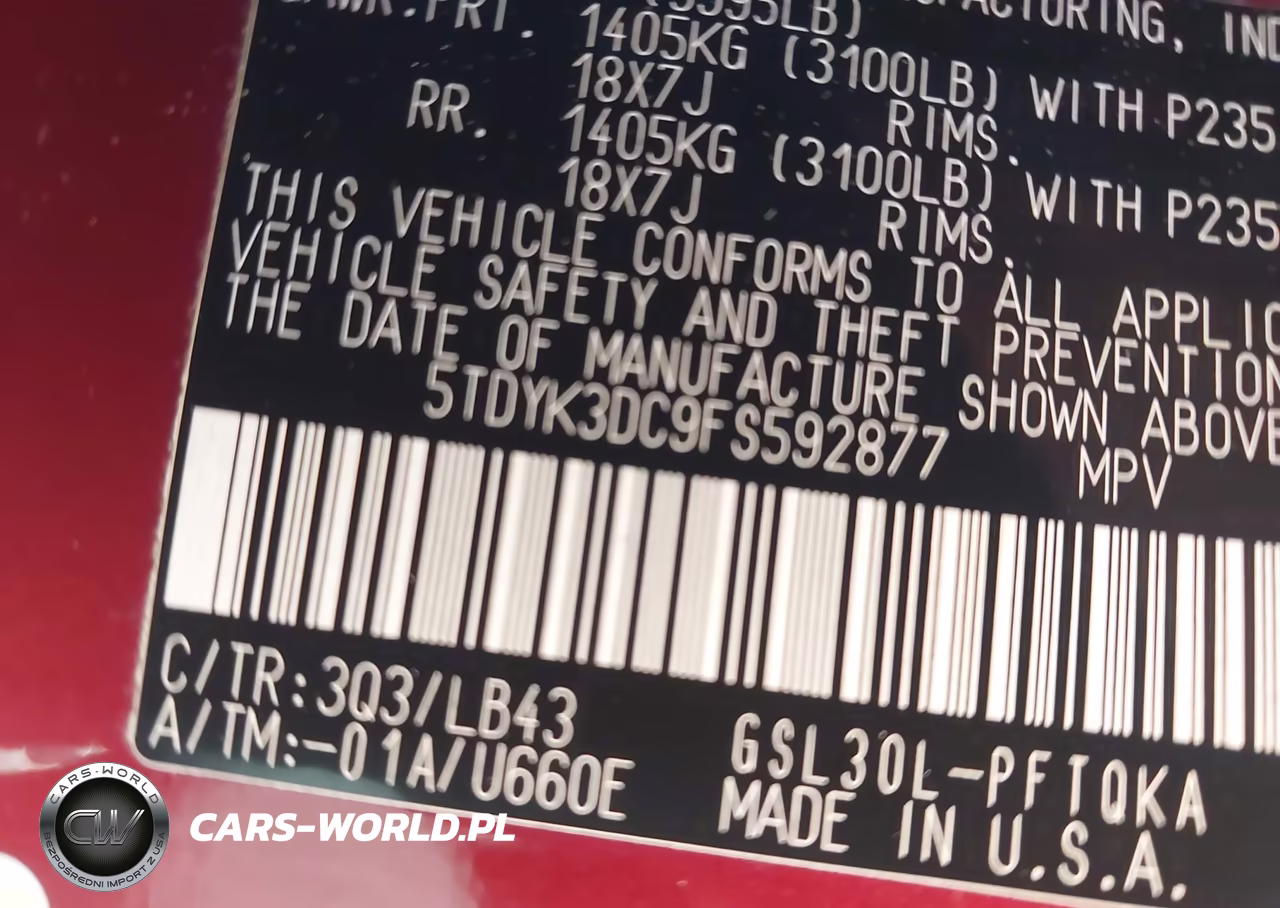 2015 Toyota Sienna Limited Premium 7 Passenger VIN:5TDYK3DC9FS592877 - 9