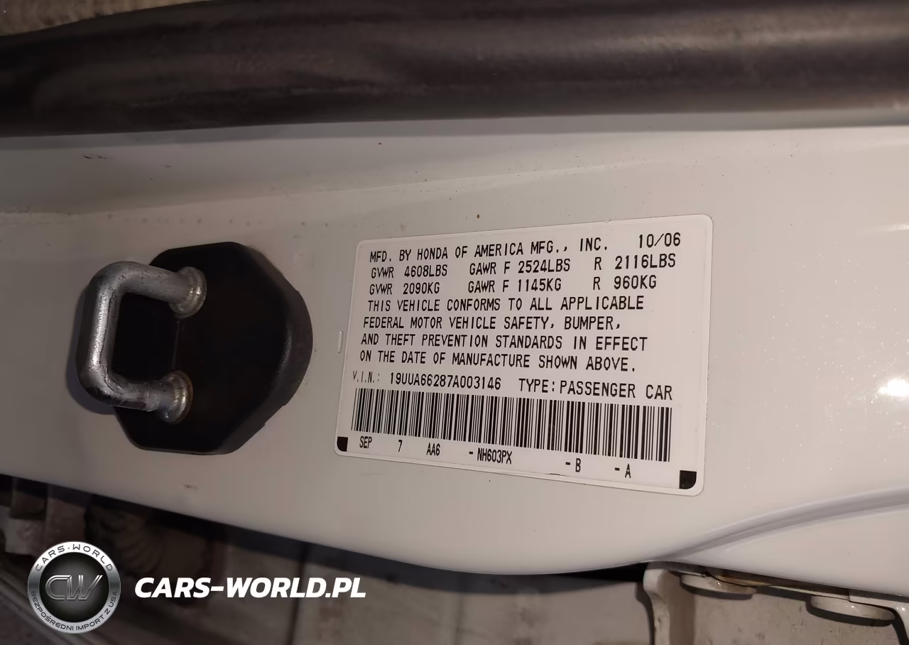 2007 Acura Tl 3.2 VIN:19UUA66287A003146 - 9