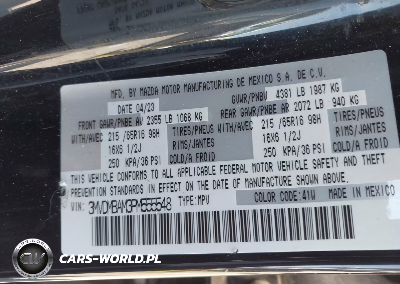 2023 Mazda Cx-30 2.5 S VIN:3MVDMBAM3PM555548 - 9