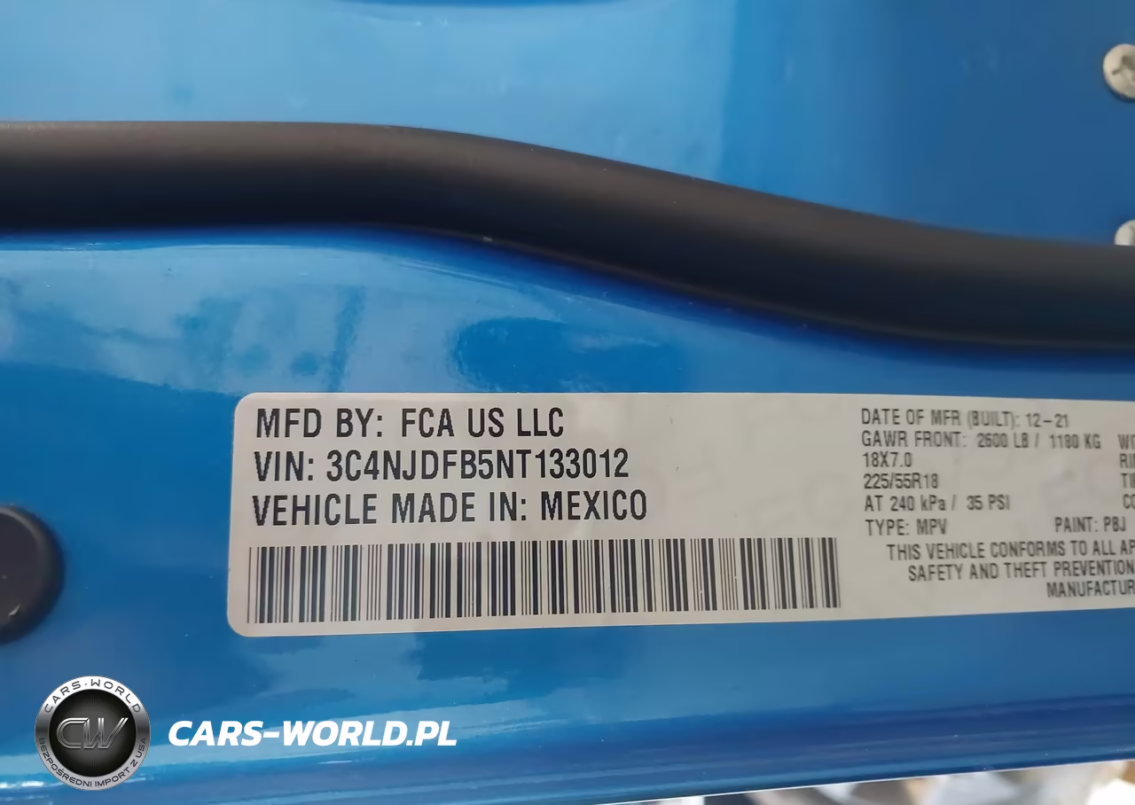 2022 Jeep Compass Latitude Lux 4X4 VIN:3C4NJDFB5NT133012 - 9