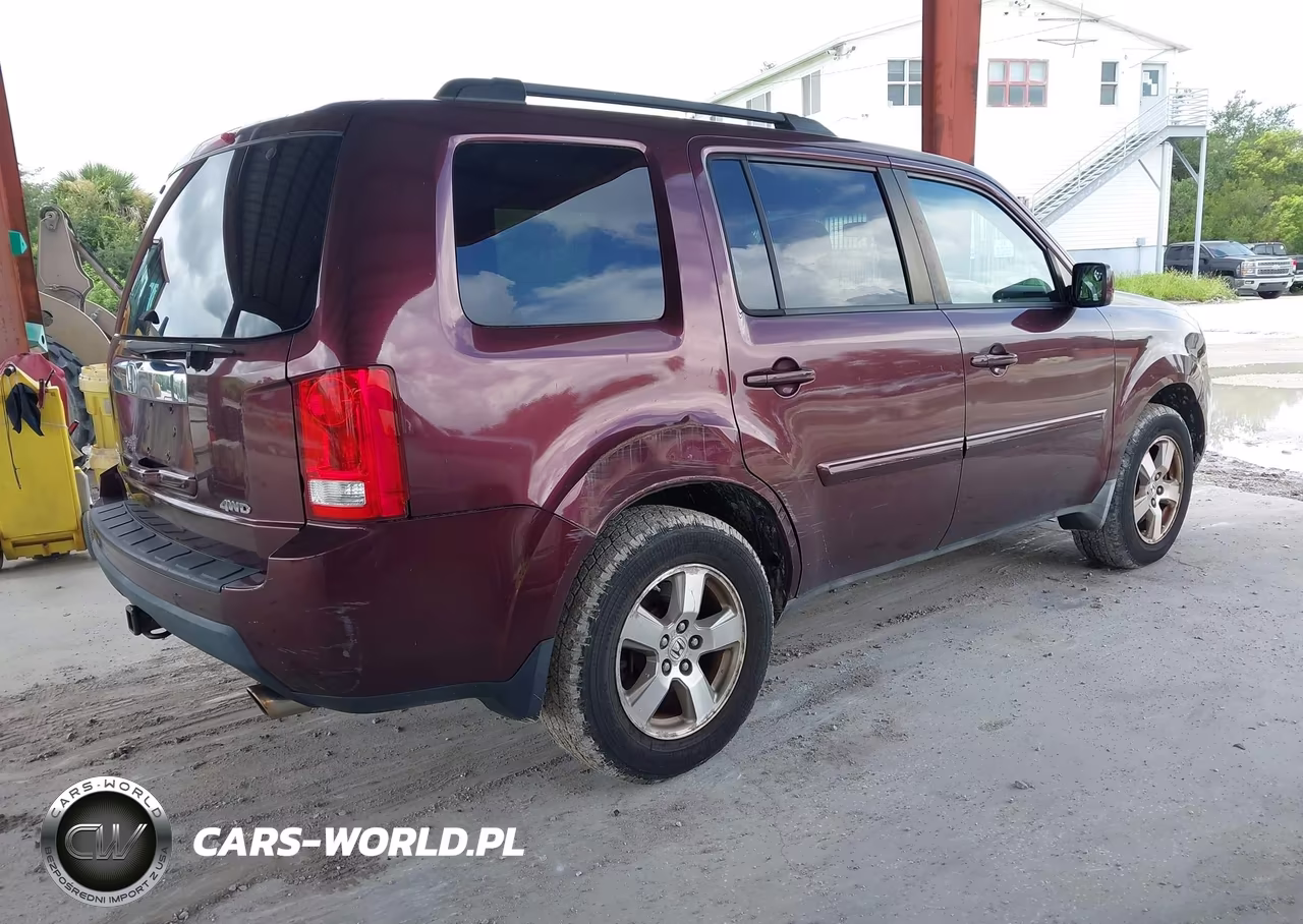 2009 Honda Pilot Ex VIN:5FNYF48419B010552 - 4