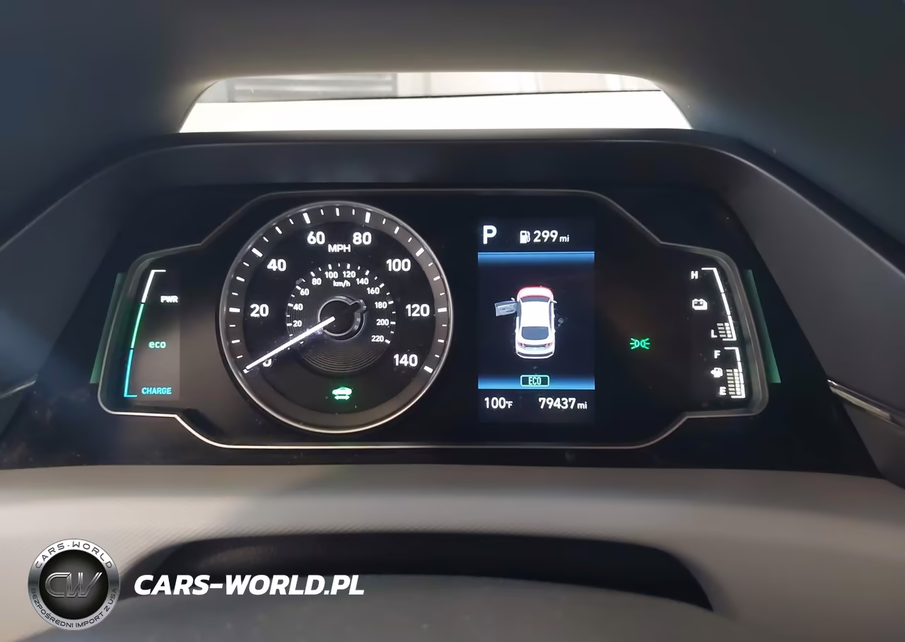 2020 Hyundai Ioniq Hybrid Blue VIN:KMHC65LC9LU233608 - 7