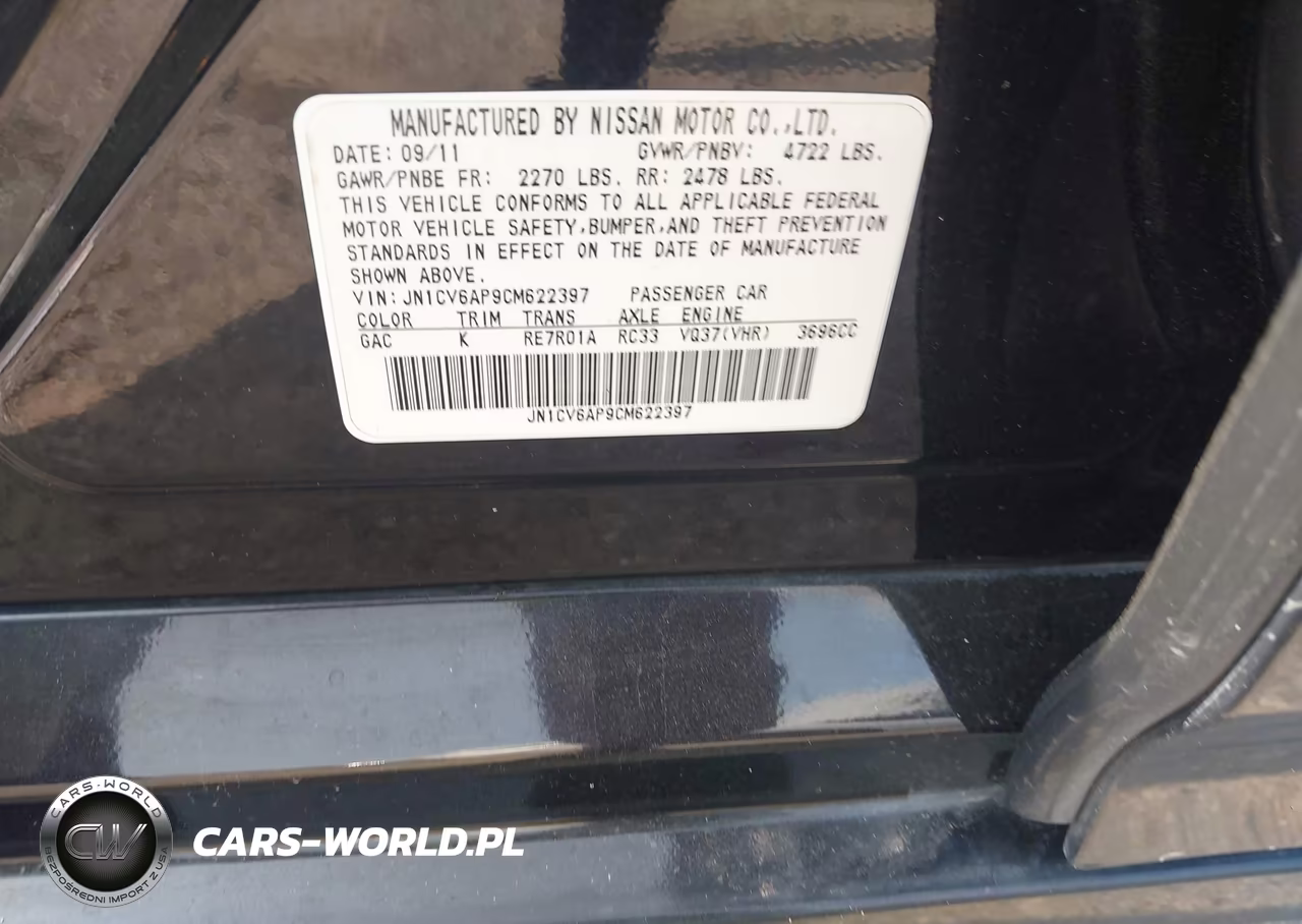 2012 Infiniti G37 Journey VIN:JN1CV6AP9CM622397 - 9