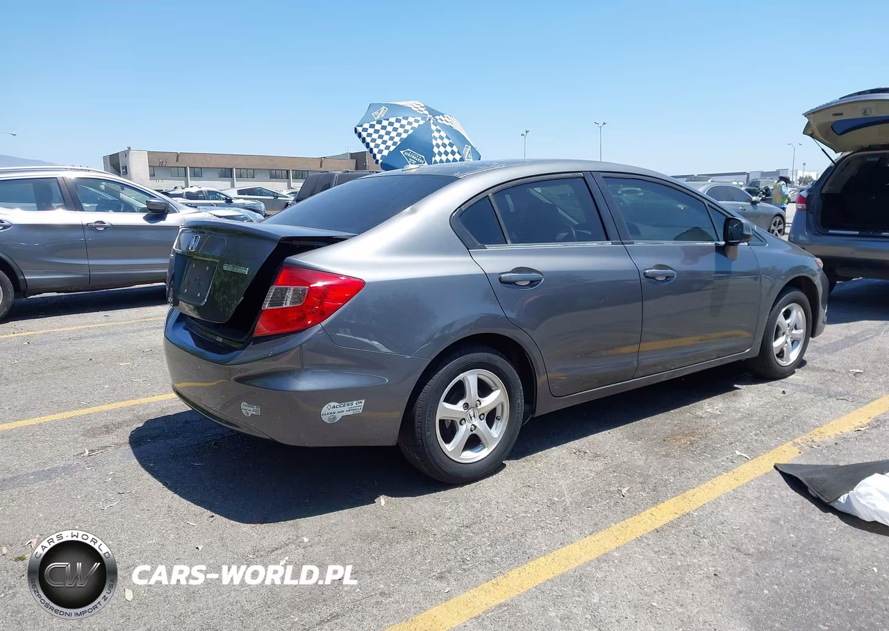 2012 Honda Civic Natural Gas VIN:19XFB5F52CE000047 - 4