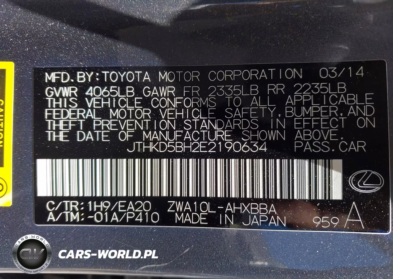 2014 Lexus Ct 200H VIN:JTHKD5BH2E2190634 - 9