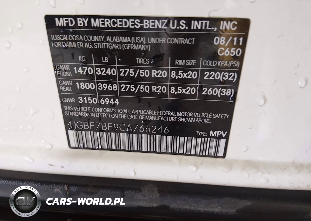2012 Mercedes-Benz Gl 450 4Matic VIN:4JGBF7BE9CA766246 - 9