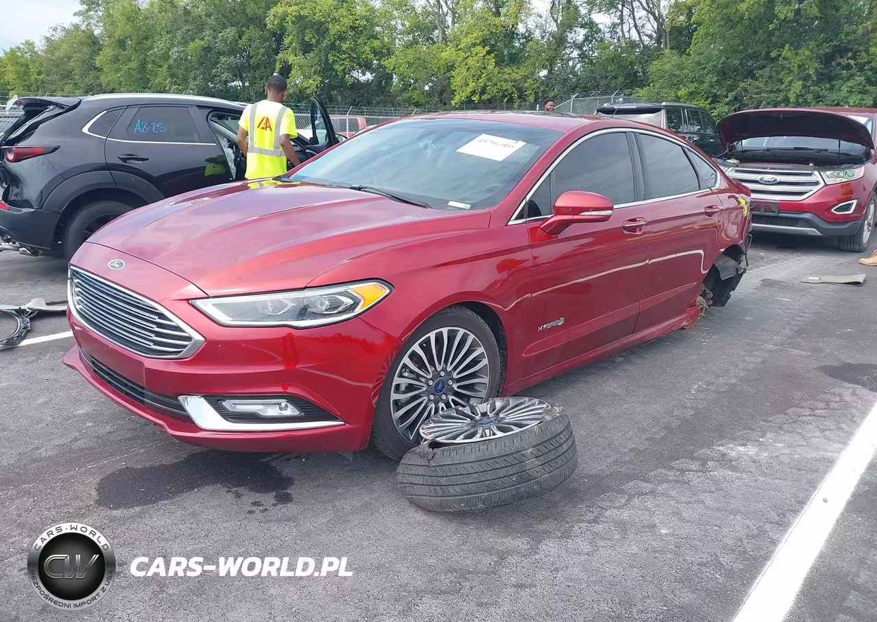 2017 Ford Fusion Hybrid Titanium VIN:3FA6P0RU5HR371927 - 2
