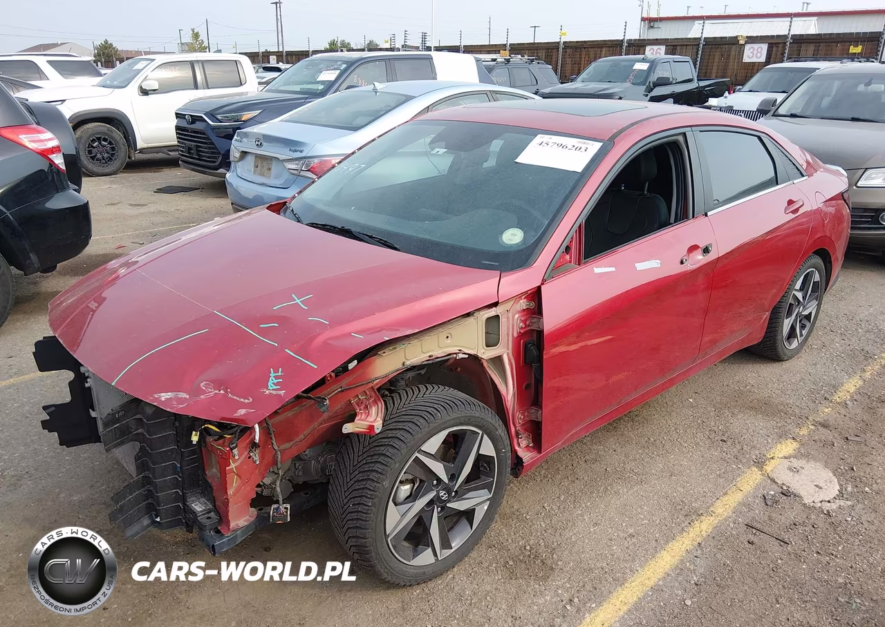 2021 Hyundai Elantra Hybrid Limited VIN:KMHLN4AJ8MU010847 - 2